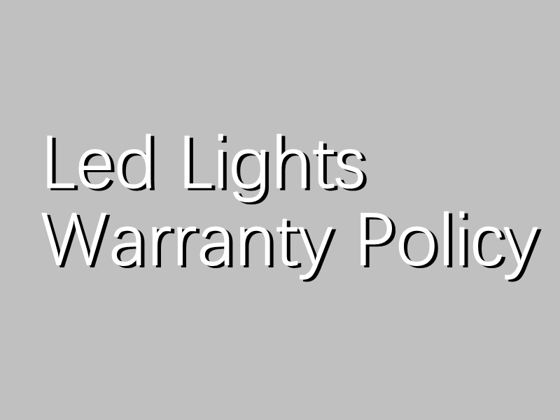 Política de garantía del producto de iluminación SEENlamp
